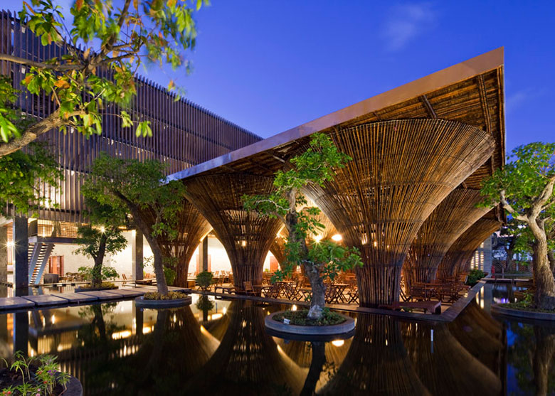 Kontum Indochine Cafe by Vo Trong Nghia Architects