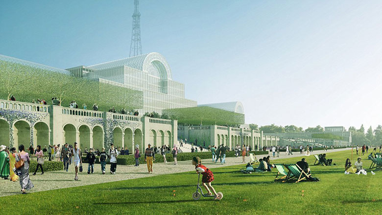 Illustrative visualisation of the new Crystal Palace