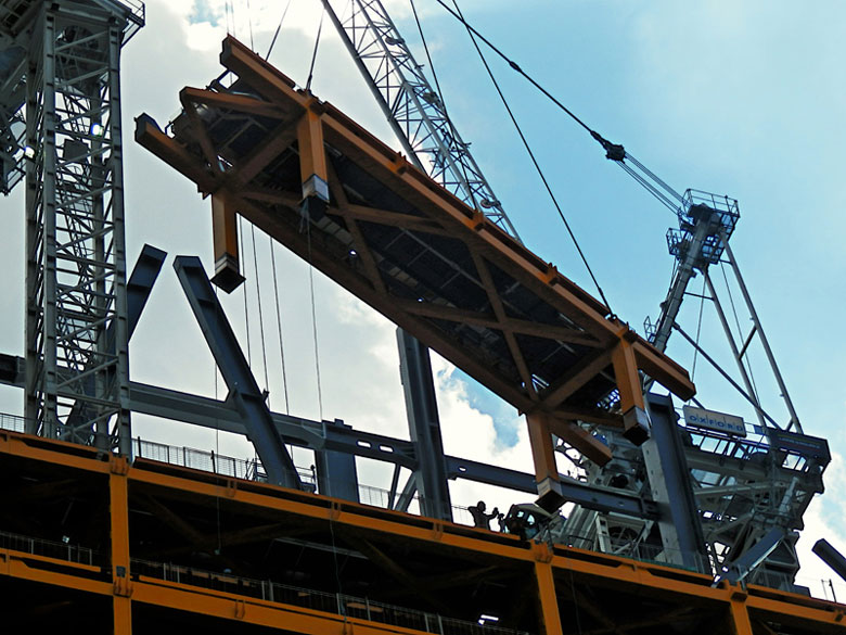 The preassembled ‘tables’ of Leadenhall’s services tower