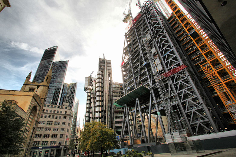 Leadenhall building’s steel mega-frame