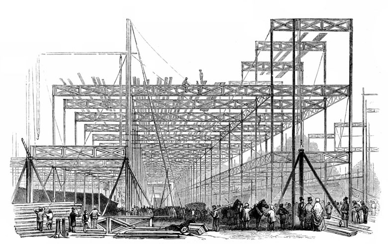 Construction of the prefabricated structural elements