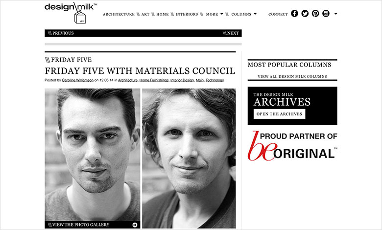 Materials Council's Friday Five