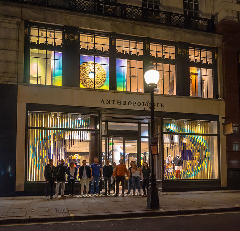 RIBA Regent Street Window installation