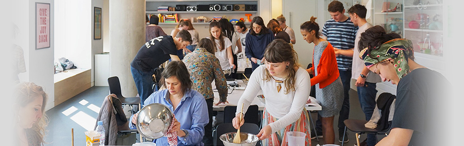 Bio-plastic workshop at the Design Museum